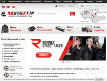 Tablet Screenshot of motozem.cz